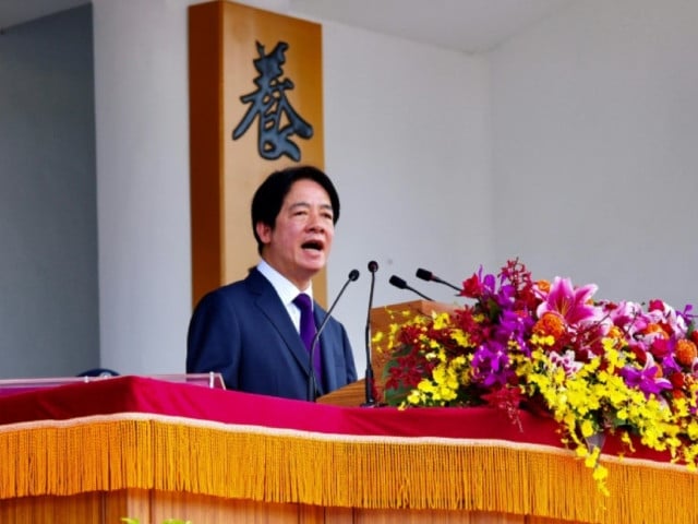 taiwan s president lai ching te said a threat from china to any country is a threat to the world during a inter parliamentary alliance on china summit photo afp